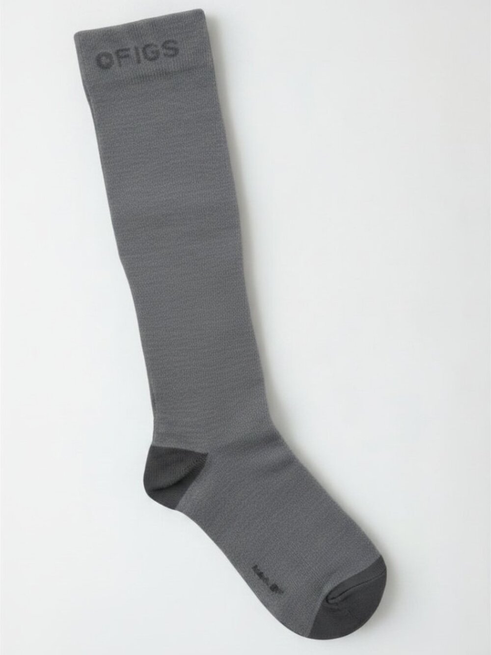 1 Pair FIGS Compression Gray Socks Size Large